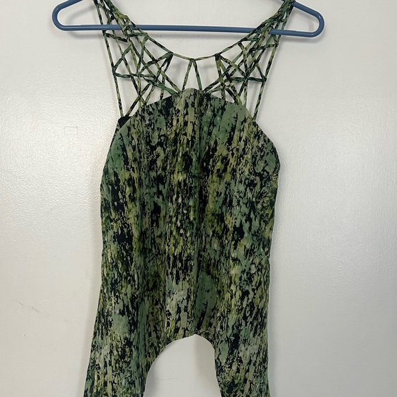 BCBGMaxazria XS 100% Silk Lined Asymmetric - Picture 2 of 7